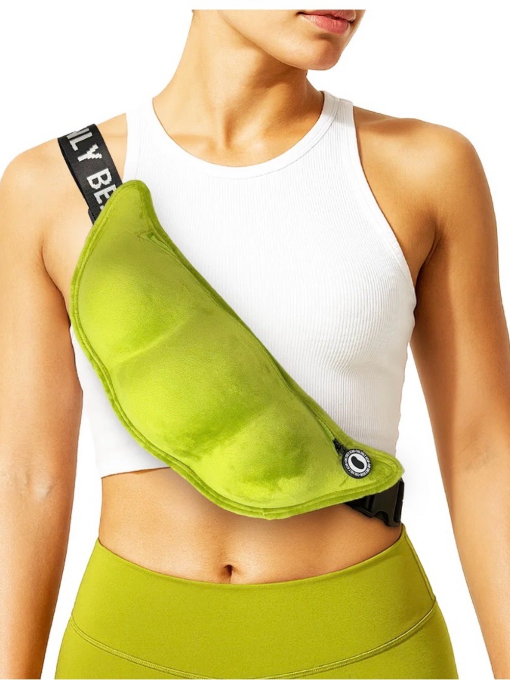 The Only Bean Green l Crossbody Sling Bag Edemame